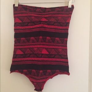 American Apparel Aztec Print Bodysuit